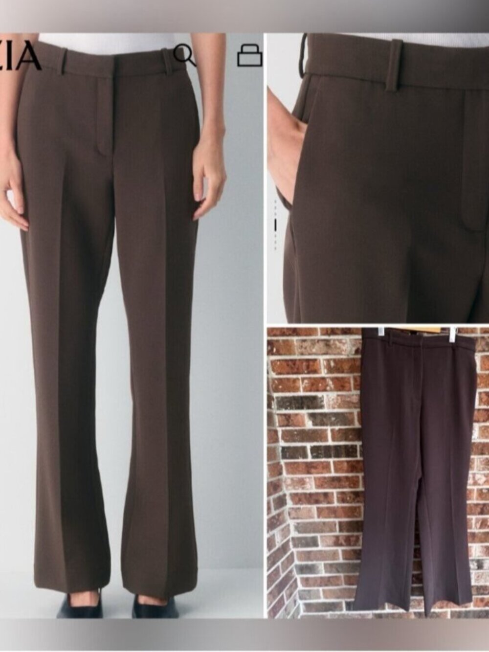 Aritzia Babaton  Dress Pants Trousers Full Length EUC Size 12 L 31'